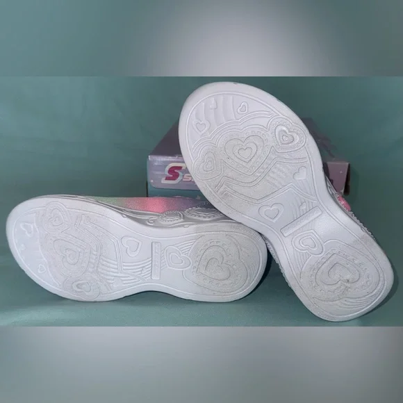 S Sport By Skechers Toddler Lucia Sneakers Light Up, Unicorn Pattern - Picture 5 of 9